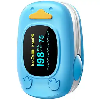 Walmart HealthTree Pulse Oximeter Fingertip for Kids and Childrens Included Lanyard, 2 AAA Batteries, Manual offer