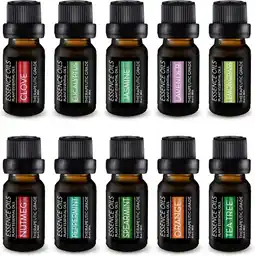 Walmart Pure Daily Care Aromatherapy Essential Oil Set All Natural Therapeutic Grade, 10 ml x 10-Pack offer