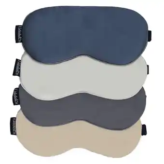 Walmart Lidoloka Bamboo Rayon Sleep Eye Masks for Adult 4 Pcs,Adjustable Strap for Sleeping, Travel4 Colour offer