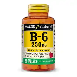 Walmart Mason Natural Vitamin B6 250mg, 60 Tablets offer