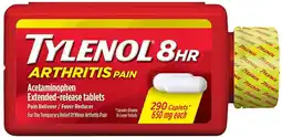 Walmart Tylenol 8 HR Arthritis Pain Extended Release Caplets, 650 Mg (290 ct.) offer