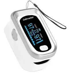 Walmart SUWU Pulse Oximeter Fingertip Oxygen Monitor Fingertip for Sports Use,with Lanyard Sliver offer