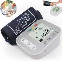 Walmart Mericonn Upper Arm Blood Pressure Monitor, Heart Rate Monitor Machine for Home Use offer