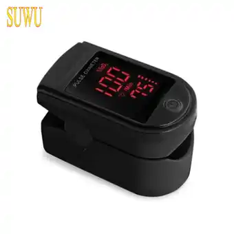 Walmart SUWU Finger Pulse Oximeter and OLED Display For Sports,Black offer