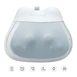 Walmart AMONSEE Back Massager with Heat Rechargable 3D Kneading Neck Massager Pillow for Pain Relief offer