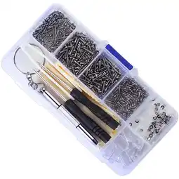 Walmart Glasses Repair Kit Eye Repairing Screwdriver Watch Eyeglass Rimless Nose Screws Pads for offer