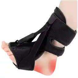 Walmart FEIBU Adjustable Plantar Fasciitis Night Splint - Heel Pain Relief, One Size Fits All (Women & Men) offer