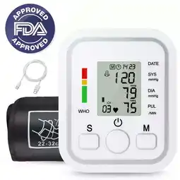 Walmart Blood Pressure Monitors for Home,Tensiometro Digital Automatic High Blood Pressure Monitor offer