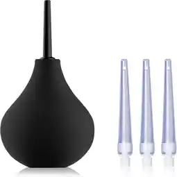 Walmart HDUYFYD Enema Bulb Douche Enema Kit for Women & Men (Black) offer