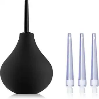 Walmart HDUYFYD Enema Bulb Douche Enema Kit for Women & Men (Black) offer