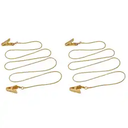 Walmart Set of 2 Glasses Lanyard Chain Clip Gold and Silver Anti Drop Copper offer