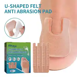 Walmart Kokovifyves U-Shaped Callus Pads Foot Cushion Soft Breathable Self-Aadhesive Foot Support Shoes Pads offer