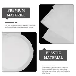 Walmart 35PCS Commode Liners with Super Absorbent Pads Disposable Pail Bags offer