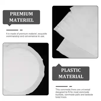 Walmart 35PCS Commode Liners with Super Absorbent Pads Disposable Pail Bags offer