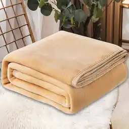Walmart Dgankt Super Soft Warm Solid Warm Micro Plush Fleece Blanket Throw Rug Sofa Bedding 70x100cm offer