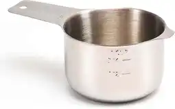Walmart 1 Cup Measuring Cup Stainless Steel Metal, Accurate, Engraved Markings Us offer