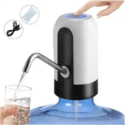 Walmart ZOUYUE5 USB Charging Top Loading Water Cooler, Universal Fit for 2, 3, 4, 5 Gallon Bottles offer