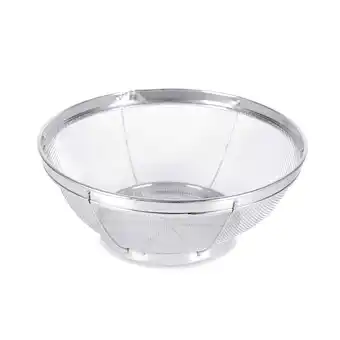 Walmart Stainless Steel Rice Sieve Bowl Fine Mesh Strainer Large Metal Colander for Rice Yogurt offer