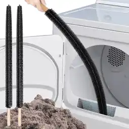 Walmart Dryvenck 2 PCS Dryer Vent Brush,Dryer Brush,Dryer Vent Cleaning Kit for Dryer Vent Clean,Black offer