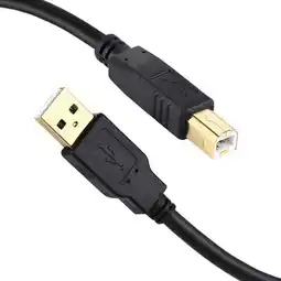 Walmart SUWU 5' USB 2.0 Type A-Male to B-Male Printer Cable, Black offer