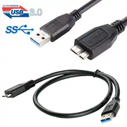 Walmart lulshou High Speed Micro USB 3.0 to USB 3.0 Cable External Hard Drive Disk HDD 0.3-5M offer
