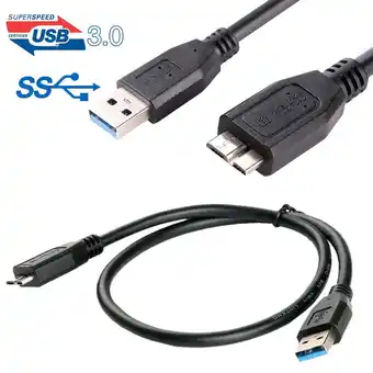 Walmart lulshou High Speed Micro USB 3.0 to USB 3.0 Cable External Hard Drive Disk HDD 0.3-5M offer