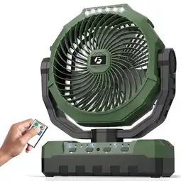 Walmart ChillGo 9'' 4-Speed Remote Controlled Oscillating Desk Fan offer