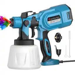 Walmart ATUPEN Paint Sprayer, 800Watts Electric Spray Paint Gun for Furniture Home Interior House offer