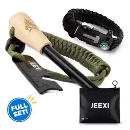 Walmart JEEXI Premium Magnesium Ferro Rod Fire Starter offer
