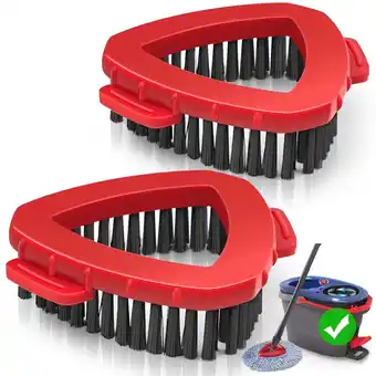 Walmart Scrub Brush Attachments 2 Pcs for O-Cedar EasyWring 2 Tank System offer