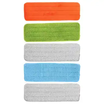 Walmart 5 Pcs Mop Cloth Mops Replacement Heads Cleaning Pads Fiber Refill Thicken Refills Floor offer