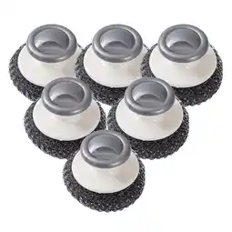 Walmart NIAIZEK Dish Washing Scrubbers Plastic 6Pcs 3.42X3.42X2.16In offer