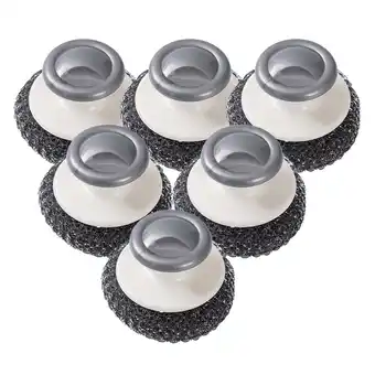 Walmart NIAIZEK Dish Washing Scrubbers Plastic 6Pcs 3.42X3.42X2.16In offer
