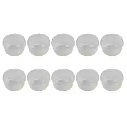 Walmart Raindrops 10pcs Souffles Cups Single Use Dessert Cups Ice Cream Cups Bowls Lidded Cake Bowls offer