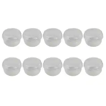 Walmart Raindrops 10pcs Souffles Cups Single Use Dessert Cups Ice Cream Cups Bowls Lidded Cake Bowls offer