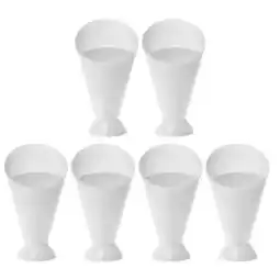 Walmart 6Pcs French Fry Dipping Cup Cone Dipping Cup Plastic Ketchup Cup PP Salad Cup offer