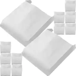 Walmart 100 Pcs Greaseproof Paper Bag Snack Bags Cellophane Takeout Tote Storage Fruit White offer