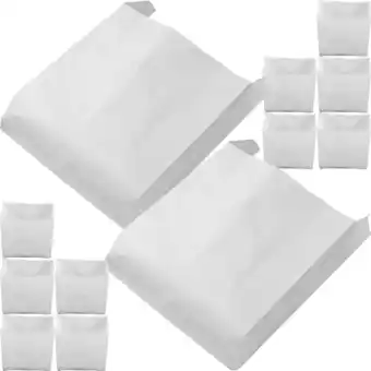 Walmart 100 Pcs Greaseproof Paper Bag Snack Bags Cellophane Takeout Tote Storage Fruit White offer