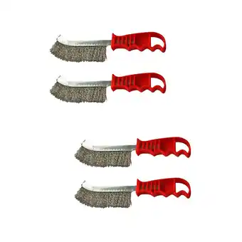 Walmart 4 Pcs BBQ Wire Brush for Rust Removal Steel Grill Outdoor Barbecue Metal Cleaner offer