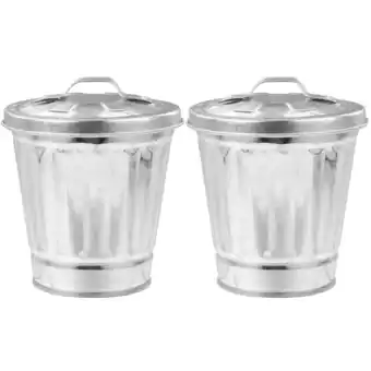 Walmart WAXIAYU 2pcs Mini Galvanized Compost Bucket with Lid - Silver offer