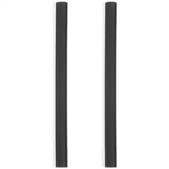 Walmart 2x Plastic Strip Replacement for Dustpan - Black offer