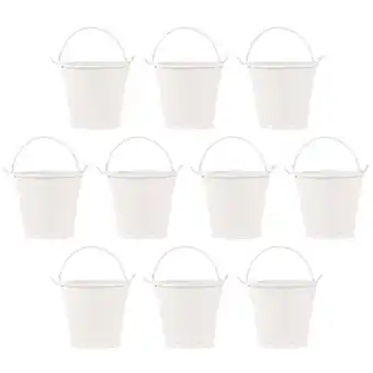 Walmart Raindrops 10PCS Hanging Tinplate Buckets for Party Favors and Trinkets offer