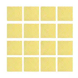 Walmart FRCOLOR 100pcs Plaid Pattern Pizza Oil Paper Grease proof Wrappers for Fried Food Yellow offer