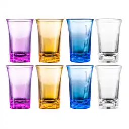 Walmart NIAIZEK Reusable Party Cups Acrylic 8Pcs 2.6X1.7X1.2In offer