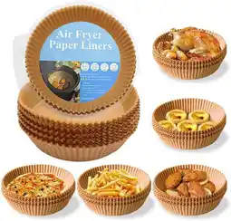 Walmart delpattern Air Fryer Paper Liners, Heat Resistant Non-Stick Parchment Paper, 7.9, 100 Pieces offer