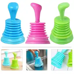 Walmart Zcyifa Sink Plunger 4Pcs Sink and Drain Plunger for Kitchens Bathrooms Waste Pipes and Showers offer