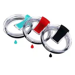 Walmart 3 Pcs Lids Glass Toothpaste Dispenser Saline Solution for Piercings Replacement offer