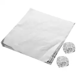 Walmart 200 Pcs Chocolate Wrapping Paper Tinfoil Candy Gift (silver Glossy Side) 200pcs Packing for Supplies offer