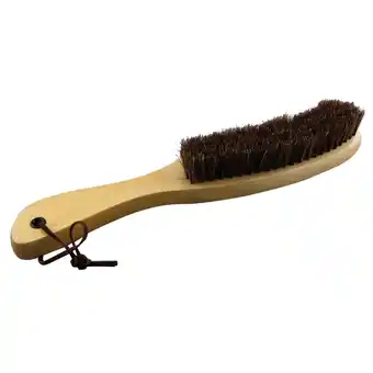Walmart Horsehair Brush Wooden Handle Cleaning Brush for Furniture Clothes Coat Suit Lint Clothes offer