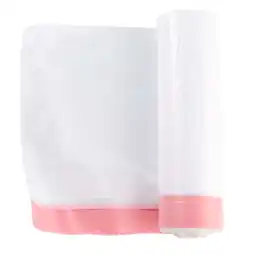 Walmart Raindrops White Plastic Garbage Bags with Drawstring for Home Storage and Office Use 45pcs 3 Rolls offer